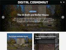 Tablet Screenshot of digitalcosmonaut.com